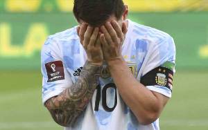 Messi Kesal Laga Argentina vs Brazil Dihentikan