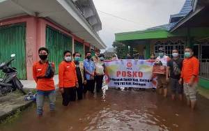 Peduli Banjir Katingan, DPW PKS Kalteng Buka Posko Bantuan