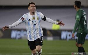 Tiga gol Lionel Messi Bantu Argentina Tekuk Bolivia 3-0