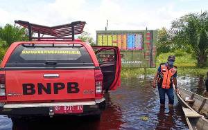 BPBD Palangka Raya Rutin Pantau Debit Air di Daerah Rawan Banjir