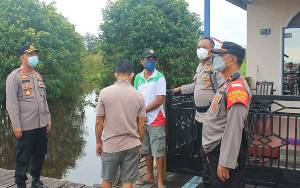 Wakapolresta Palangka Raya Ingatkan Personel Pantau Perkembangan Banjir