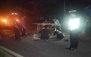Pengendara Motor Tewas Tabrak Truk di Jalan Jendral Sudirman Km 41 Kotim