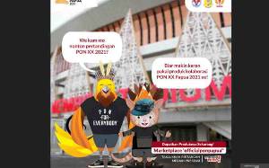 Beragam Suvenir Kekinian PON Papua Mulai Dijual di Pasar Daring