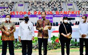 Presiden Jokowi Resmikan Venue PON Papua