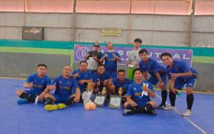 Murung Raya Rebut Gelar Juara Turnamen Futsal PWI DAS Barito