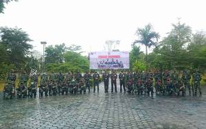 Upacara Ziarah Nasional dalam Rangka HUT TNI ke 76 di Muara Teweh