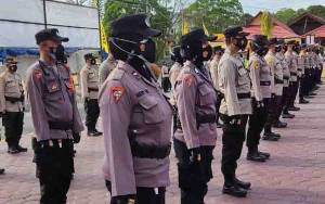Kasus Covid-19 Turun, Wakapolres Kobar Ingatkan Personel tak Lengah Prokes