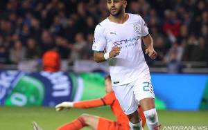 Riyad Mahrez 2 Gol, Manchester City Gulung Brugge 5-1