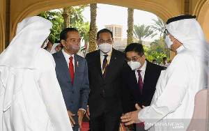 Presiden Joko Widodo Kunjungi Paviliun Indonesia Expo 2020 Dubai