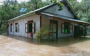 Begini Kondisi Desa Sungai Gula Setelah Sempat Diterjang Banjir Bandang 