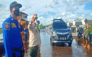 BPBD Pulang Pisau Tetapkan Jalan Trans Kalimantan Bukit Rawi Status Siaga Banjir
