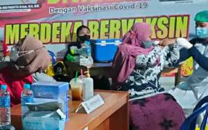 Segini Capaian Sementara Vaksinasi Covid-19 di Kabupaten Kapuas