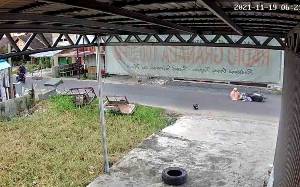 Beredar Rekaman CCTV Diduga Penjambretan Terjadi di Kapuas