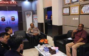 Jalin Sinergitas, Kapolda Kalteng Terima Kunjungan Kepala Bea Cukai Palangka Raya