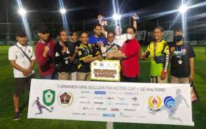 PWI Katingan Raih Juara 3 Turnamen Mini Soccer di Sampit