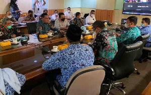 Bupati Kotim Bersama Sejumlah Pejabat Gelar Pertemuan dengan Wamen ATR dan Dirjen KLHK