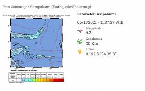 Gempa Magnitudo 5,1 Guncang Gorontalo Tak Berpotensi Tsunami