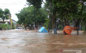 Banjir Bandang Terjang Perumahan di Kawasan Mangli Jember