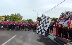 Mulai Start Fun Bike, Pj Sekda Kalteng Ingatkan Pentingnya Prokes