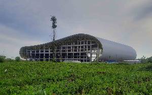 Pembangunan Gedung Sport Center Pangkalan Bun Terus Dikebut