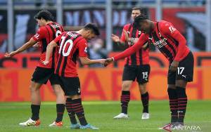 Gol Tunggal Rafael Leao Bawa AC Milan ke Puncak Klasemen Liga Italia