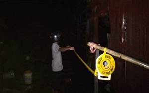 Polsek Kapuas Timur Selidiki Penyebab Kebakaran Rumah di Anjir