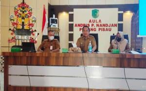 Sukseskan Pilkades Serentak 2022, DPMD Pulpis dan Provinsi Berkoordinasi