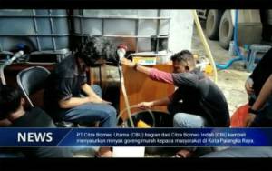 VIDEO: Minyak Goreng CBI Group Bantu Pelaku UMKM Palangka Raya