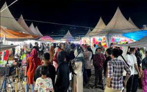 Pengunjung Bazar Begoyap Diingatkan Agar Taati Prokes