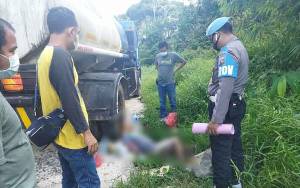 Diduga Sakit, Sopir Truk Ditemukan Tak Bernyawa di Jalan Lintas Sei Hanyo - Kuala Kurun