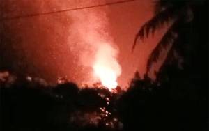 Disambar Petir, Sebuah Rumah Walet di Dusun Tengah Ludes Terbakar