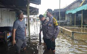 50 Rumah Warga Desa Natai Baru Terendam Banjir 