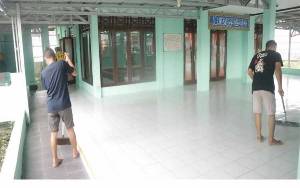 WBP Bersihkan Tempat Ibadah di Rutan Kuala Kapuas