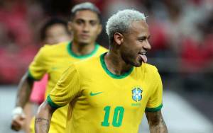 Neymar Cetak Dua Gol Saat Brazil Bantai Korsel 5-1