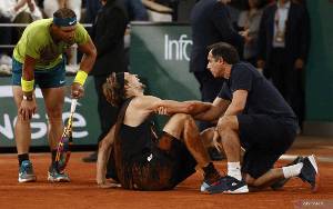 Nadal ke Final French Open Setelah Zverev Mundur Lantaran Cedera