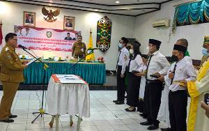 138 Pejabat Fungsional di Lingkup Pemkab Kotim Dilantik