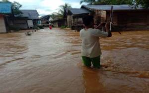 Banjir di Gunung Mas Merendam Sejumlah Daerah