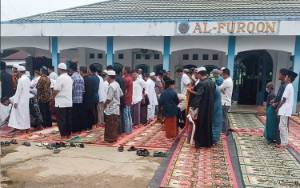 Polsek Dusun Tengah Lakukan Pengamanan Salat Iduladha di Mesjid Al-Furqon