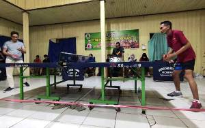 Pertandingan Tenis Meja PT.SSMS, Tbk-CBI Group Cup, Atlet Borneonews-Palangka Post Juara 3