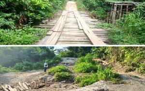 Masyarakat Berharap Pemkab Barito Utara Tangani Infrastruktur Kandui - Tongka