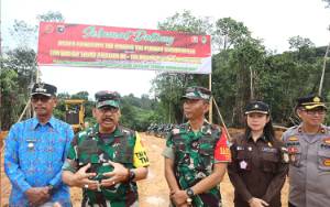 Aster Panglima TNI dan Tim Wasev Salut Progres TMMD Kodim Muara Teweh