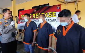  Anggota Polres Kobar Tangkap 3 Komplotan Budak Sabu