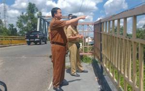 DPUPR Pulang Pisau Monitor Pembangunan Jalan Jembatan