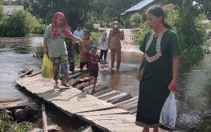 Pascabanjir, Pemko Palangka Raya Diharapkan Perhatikan Jembatan di Kelurahan Marang