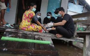 Dinkes Palangka Raya Beri Pengobatan Warga Terdampak Banjir