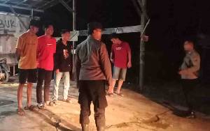 Tekan Kriminalitas, Polsek Dusun Tengah Patroli di Perkampungan dan Pertokoan