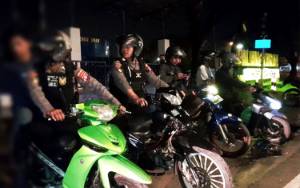 Polisi Amankan 13 Motor Diduga Dipakai Balapan Liar
