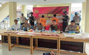 Polres Kapuas Rilis Kasus Pembunuhan di Desa Tumbang Tihis