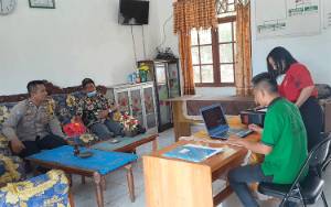 Polsek Dusun Tengah Tinjau Kesiapan Pengamanan Pemilihan Anggota BPD