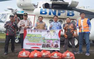 Pemprov Kalteng Optimalkan Helikopter BNPB Salurkan Bantuan Korban Banjir